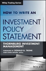 How to Write an Investment Policy Statement - Rocco DiBruno - 9781118680124