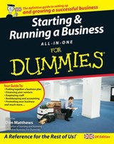 Starting and Running a Business All-in-One For Dummies - Liz Barclay ; Paul Barrow ; Gregory Brooks ; Ben Carter ; Frank Catalano ; Peter Economy ; Lita Epstein ; Alexander Hiam ; Greg Holden ; Tony Levene ; Bob Nelson ; Steven D. Peterson ; Richard Pettinger ; Bud E. Smith ; Craig Smith ; Paul Tiffany ; John A - 9781119996002