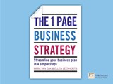 The One Page Business Strategy - Marc Van Eck ; Ellen Leenhouts - 9781292009629