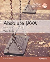 Absolute Java, Global Edition - SAVITCH,  Walter - 9781292109220