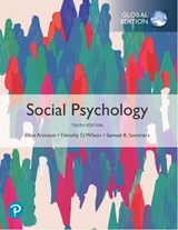 Social Psychology, Global Edition - Aronson Elliot ; Timothy D. Wilson ; Robin M. Akert ; Samuel R. Sommers - 9781292341477