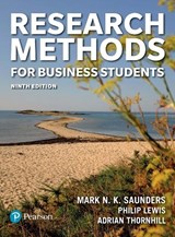 Research Methods for Business Students - Mark Saunders ; Philip Lewis ; Adrian Thornhill - 9781292402727
