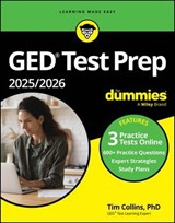 GED Test Prep 2025/2026 For Dummies - Tim Collins - 9781394287444