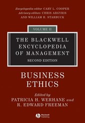 The Blackwell Encyclopedia of Management, Business Ethics