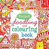 Pocket Doodling and Colouring Book Red