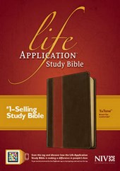 NIV Life Application Study Bible, Second Edition, TuTone (Red Letter, LeatherLike, Brown/Tan, Indexed)