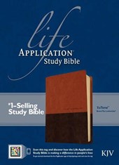 KJV Life Application Study Bible Tutone Brown/Tan
