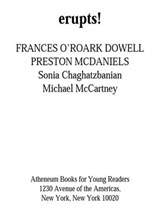 Phineas L. MacGuire . . . Erupts! - Frances O'Roark Dowell - 9781439107713