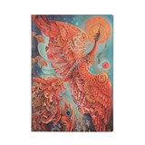 Firebird (Birds of Happiness) Midi Unlined Journal - Paperblanks - 9781439782125