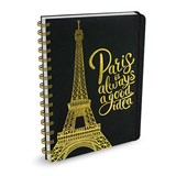 Black Rock Journal Peter Pauper Paris is Always a Good idea * - Comello - 9781441324351