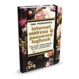 Logbook Internet address & Password Peter Pauper Midnight Floral - Comello - 9781441334848