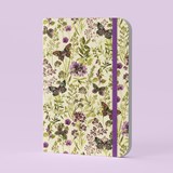 Compact Journal Peter Pauper Amethyst Butterflies - Comello - 9781441338877