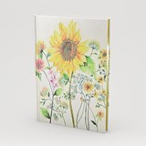 Bookbound Journal Peter Pauper Watercolor Sunflower // - Comello - 9781441343093
