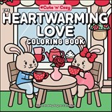 The Heartwarming Love Coloring Book -  - 9781507225172