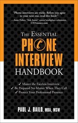 The Essential Phone Interview Handbook - Paul Bailo - 9781601636720
