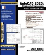 AutoCAD 2020: A Problem - Solving Approach, Basic and Intermediate, 26th Edition - Sham Tickoo - 9781640570566