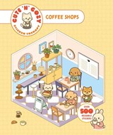 Cute 'n' Cozy Sticker Therapy: Coffee Shops - Skittledog - 9781837761395