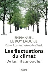 Les fluctuations du climat de l'an mil à aujourd'hui - Emmanuel Le Roy Ladurie ; Daniel Rousseau ; Anouchka Vasak - 9782213668093