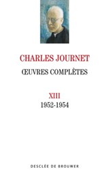 Oeuvres complètes volume XIII - Charles Journet - 9782220080499