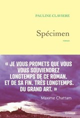 Spécimen - Pauline Claviere - 9782246846116