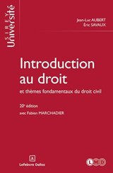 Introduction au droit et thèmes fondamentaux du droit civil 20ed - Jean-Luc Aubert ; Éric Savaux ; Fabien Marchadier - 9782247245352