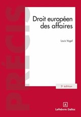 Droit européen des affaires 3ed - Louis Vogel - 9782247248315