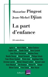 La part d'enfance - Mazarine Pingeot ; Jean-Michel Djian - 9782260021094