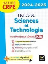 Hatier CRPE - Fiches de Sciences et technologie - Épreuve écrite d'admissibilité - Cécile Laruelle-Detroussel ; Hélène Lesot - 9782401103597