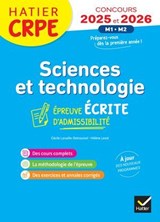 Sciences et Techno - CRPE Concours 2025-2026 - Epreuve écrite d'admissibilité - Cécile Laruelle-Detroussel ; Hélène Lesot - 9782401113114