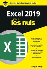 Excel 2019 Poche pour les Nuls - Greg Harvey - 9782412052433
