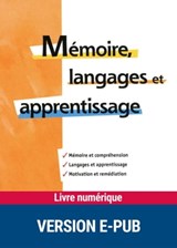 Mémoire, langages et apprentissage - EPUB - Collectif ; Gérard Toupiol ; FNAME - 9782725663142