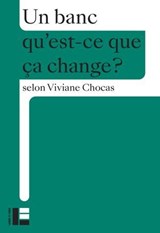 Un banc - Viviane Chocas - 9782830953466