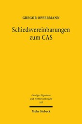 Schiedsvereinbarungen zum CAS