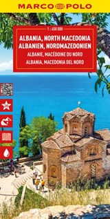 Marco Polo Wegenkaart Albanië, Noord-Macedonië -  - 9783575018960
