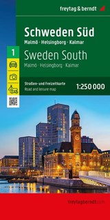 Sweden South Road and Leisure Map -  - 9783707922868