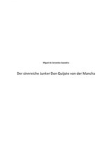 Der sinnreiche Junker Don Quijote von der Mancha - Miguel de Cervantes Saavedra - 9783754920770