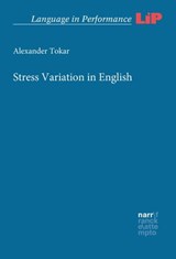 Stress Variation in English - Alexander Tokar - 9783823300434