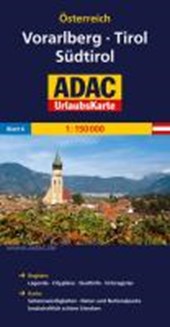 ADAC UrlaubsKarte Österreich Blatt 6 Vorarlberg, Tirol, Südtirol 1:150 000