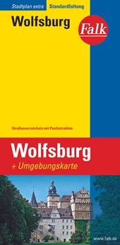 Falk Stadtplan Extra Standardfaltung Wolfsburg 1:21 000