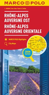 MARCO POLO Regionalkarte Rhône-Alpes, Auvergne Ost 1:300.000 -  - 9783829738002