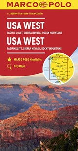 Marco Polo Wegenkaart U.S.A. West -  - 9783829739399