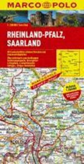 MARCO POLO Karte Deutschland 10. Rheinland-Pfalz, Saarland  1 :