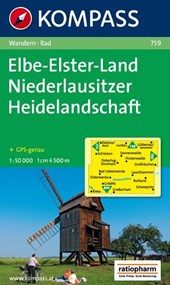 Kompass WK759 lbe, Elster Land,Niederlausitzer Heidelandschaft