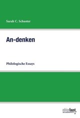 An-denken - Sarah C. Schuster - 9783949774218