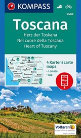 Kompass WK2440 Toscana Cuore, Toscane Centraal -  - 9783990442647