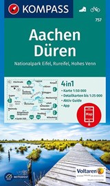 Kompass WK757 Aachen, Düren, NP Eifel, Rureifel -  - 9783990442722