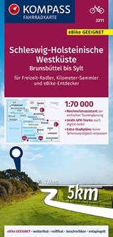 Kompass FK3311 Fietskaart Schleswig-Holsteinische Westküste -  - 9783991214335