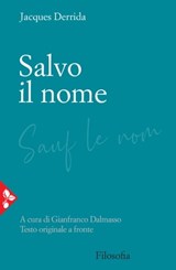 Salvo il nome - Jacques Derrida - 9788816800687