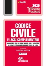 Codice civile e leggi complementari - Francesco Bartolini - 9788829118250
