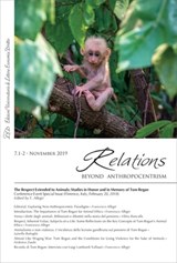Relations. Beyond Anthropocentrism. Vol. 7, No. 1-2 (2019). The Respect extended to Animals - AA. VV. - 9788855130868